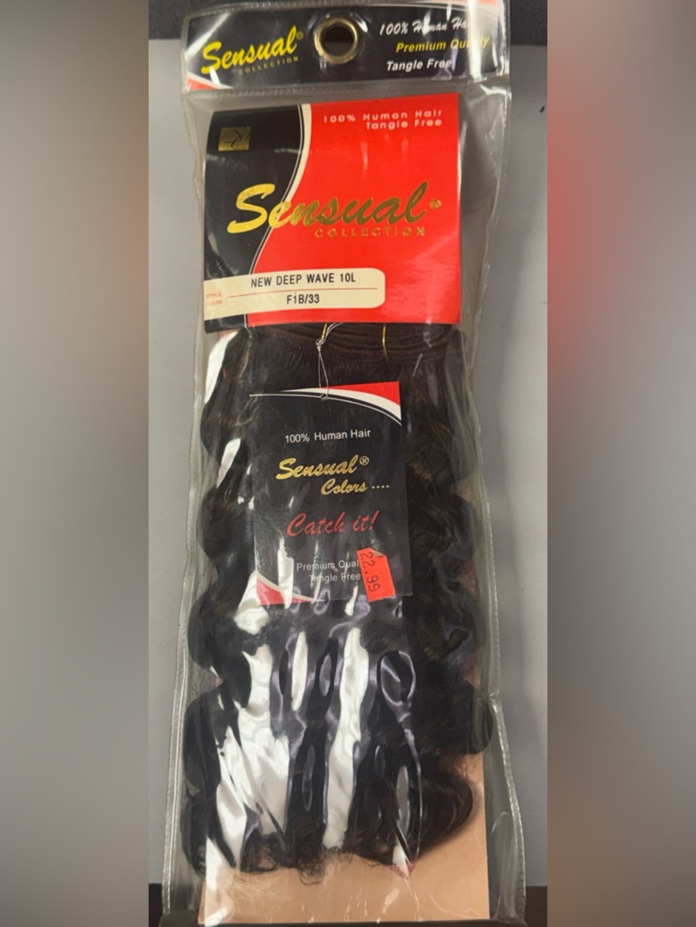 Sensual collection 100% human hair. New deep wave